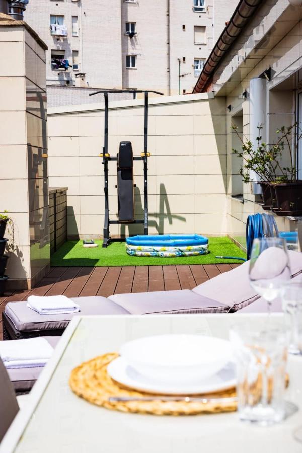 기욘 Lujoso Atico Entre 2 Playas Con Garaje, Terraza, Vistas Y Wifi 아파트 외부 사진